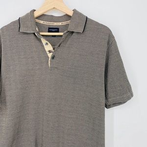 Burberry Short Sleeve Performance Collared Activewear Golf Polo Shirt Small